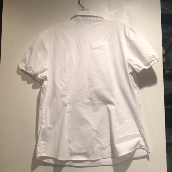 Worthington White Blouse. size large - Picture 6 of 13